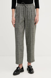 Kalhoty s příměsí lnu United Colors of Benetton