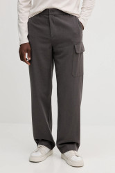 Kalhoty s příměsí vlny Armani Exchange