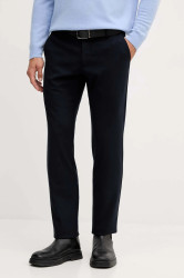 Kalhoty s příměsí vlny Guess MYRON tmavomodrá barva, M5BB82 WJ010