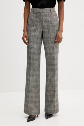 Kalhoty Silvian Heach CARILLO dámské, šedá barva, high waist, GPA25350PA