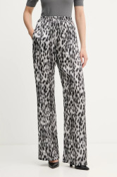 Kalhoty Silvian Heach LEGABIO dámské, černá barva, široké, high waist, GPA25570PA