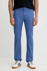 Kalhoty Tommy Hilfiger pánské, modrá barva, MW0MW40262