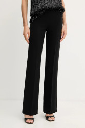 Kalhoty Twinset dámské, černá barva, zvony, high waist, 252TF2013