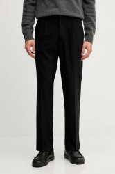 Kalhoty United Colors of Benetton pánské, černá barva, 4OACUF04L