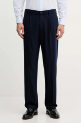 Kalhoty United Colors of Benetton pánské, tmavomodrá barva, 4OACUF04L