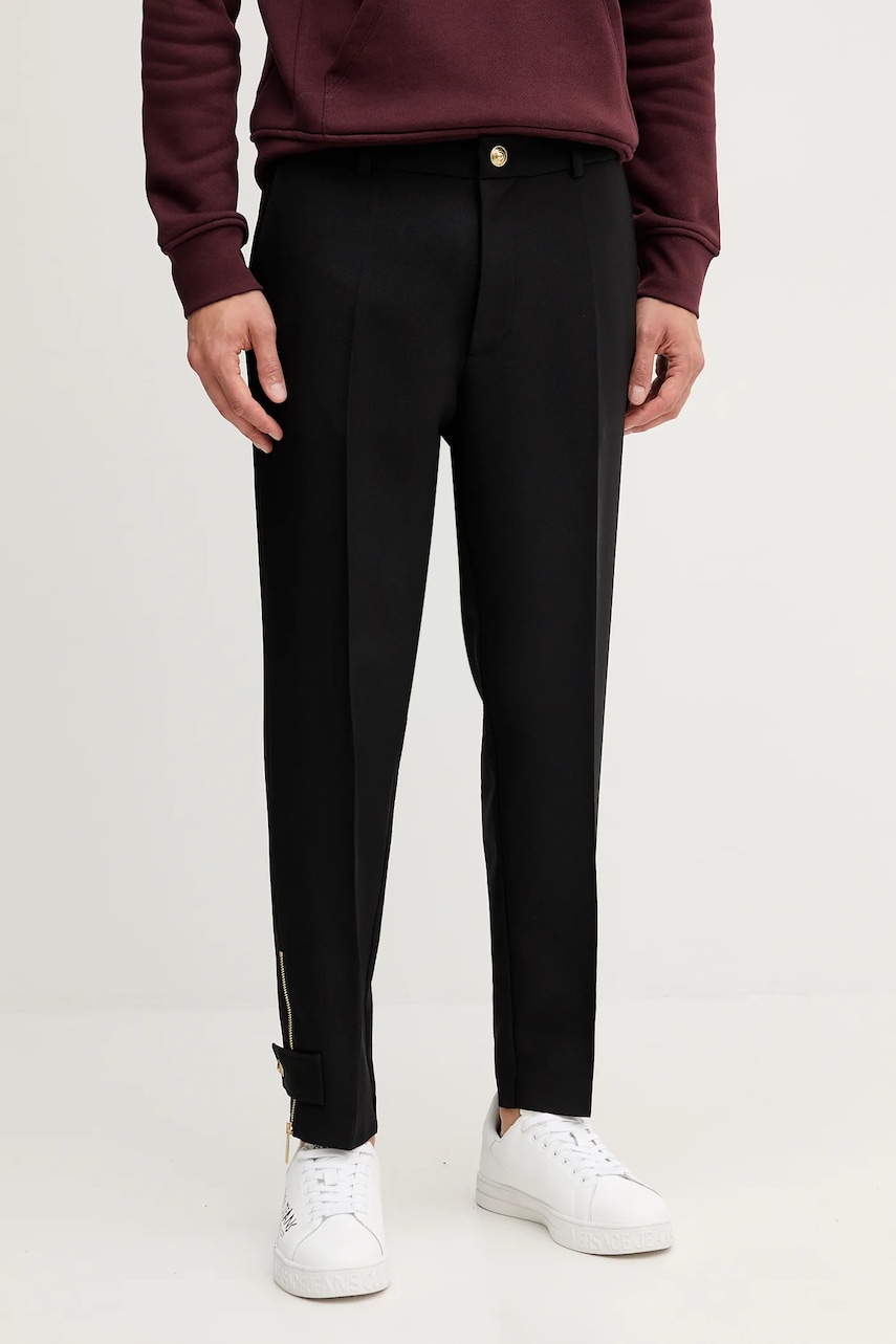 Kalhoty Versace Jeans Couture pánské, černá barva, 79GAA128 N0136