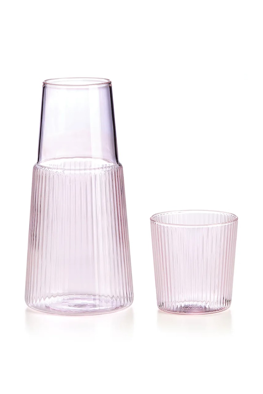 Karafa se sklenicí IVV Narciso 0,6 + 0,23 L