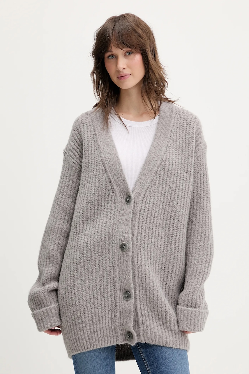 Kardigan s příměsí vlny HUGO Shent Shent