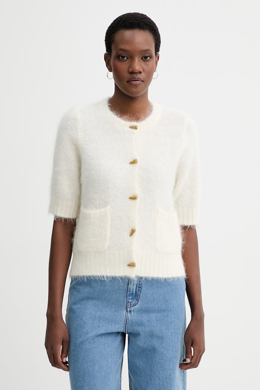 Kardigan s příměsí vlny MUNTHE LOCCA