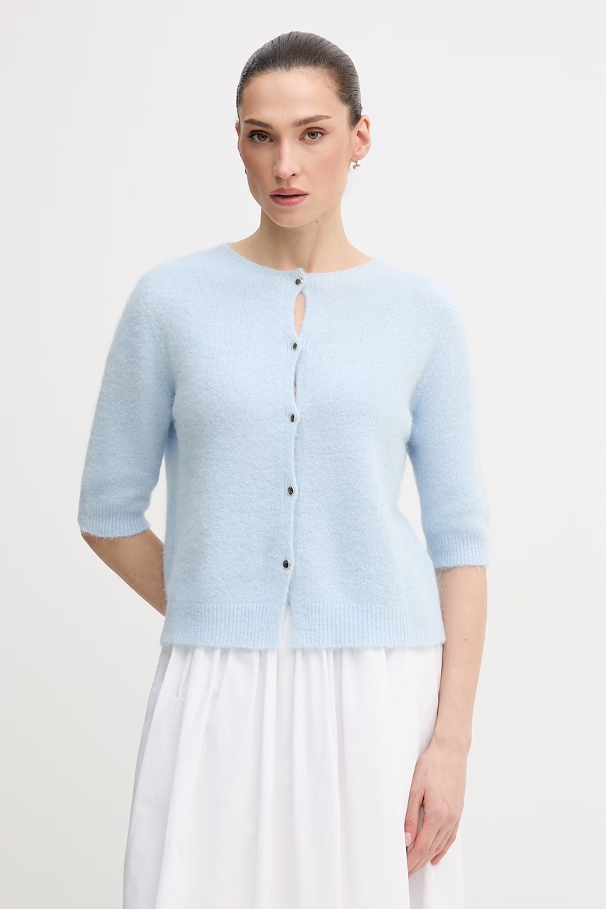 Kardigan s příměsí vlny z alpaky OUI