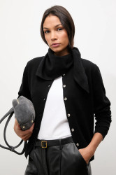 Kardigan z merino vlny se šátkem Answear.LAB