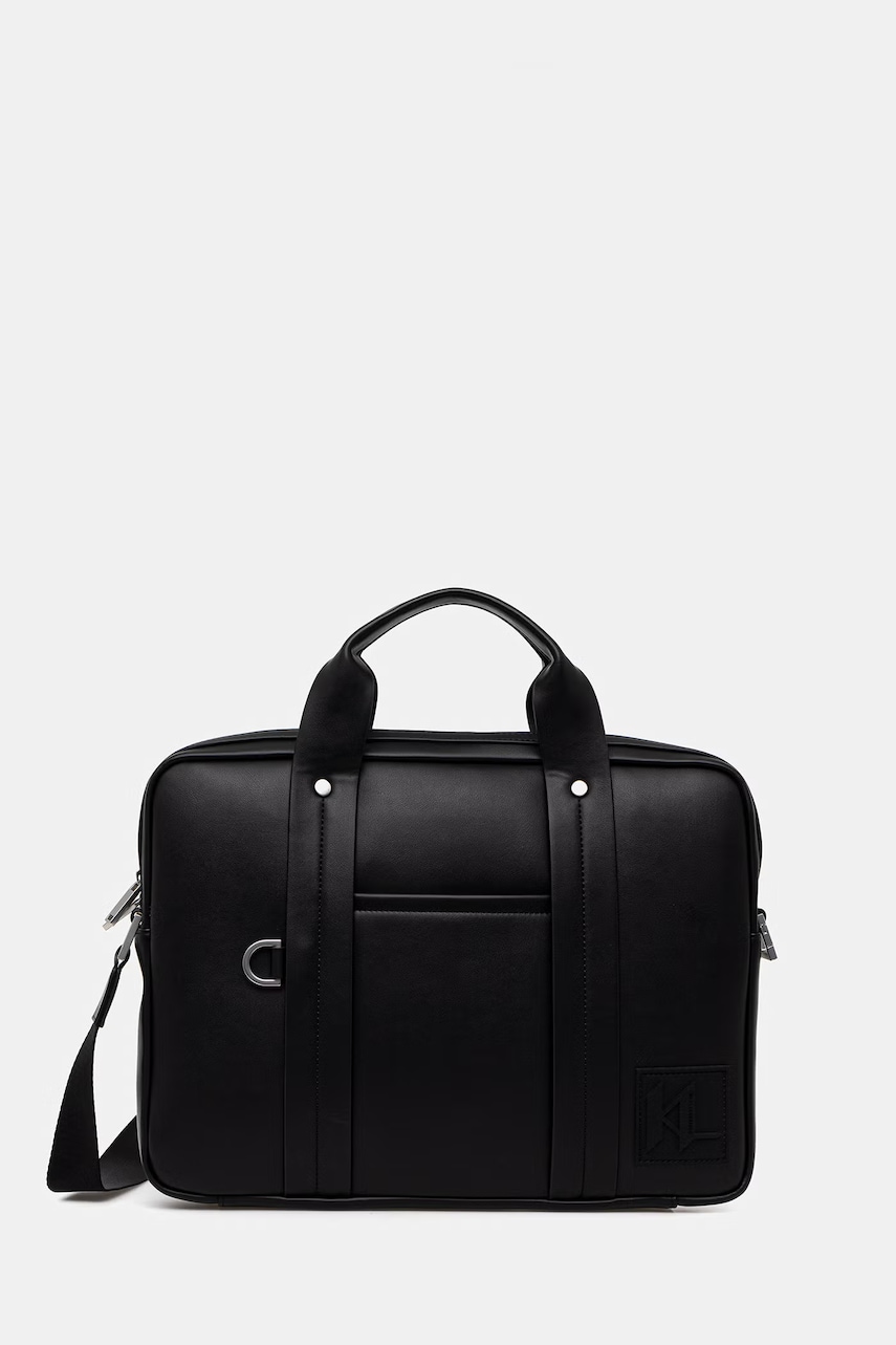 Karl Lagerfeld aktovka pánská z imitace kůže