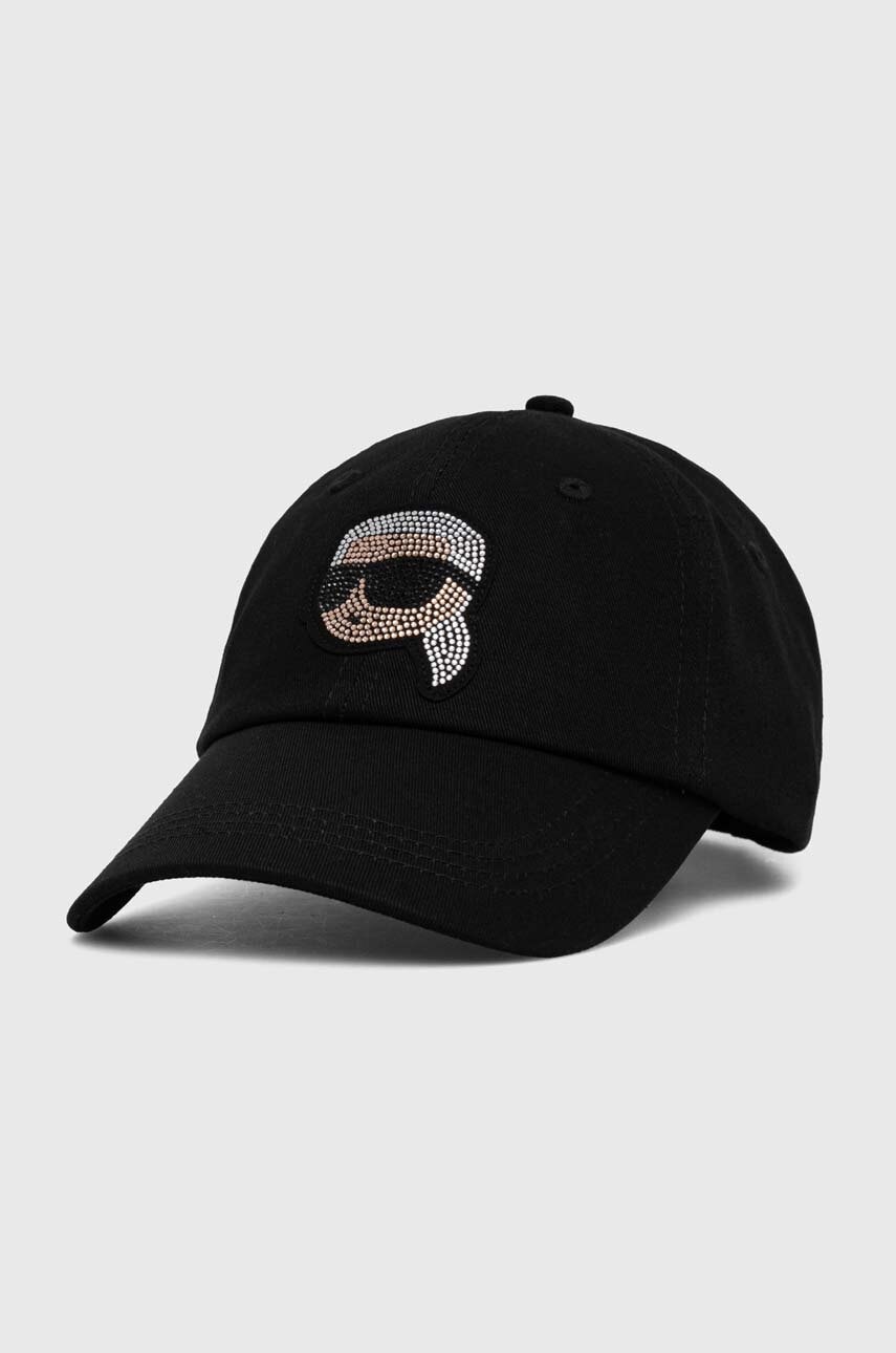 Karl Lagerfeld  Bavlněná baseballová čepice