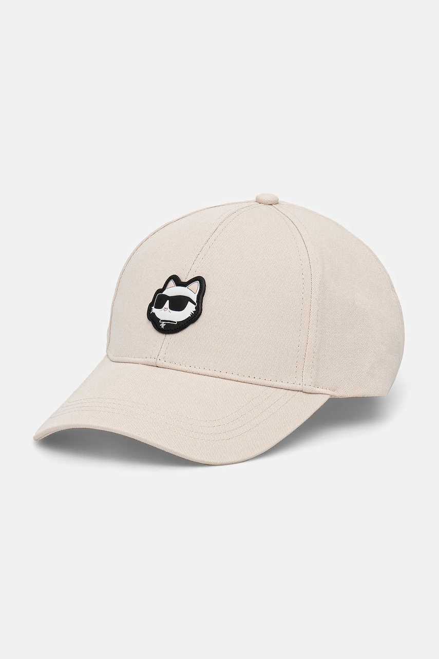 Karl Lagerfeld  Bavlněná baseballová čepice