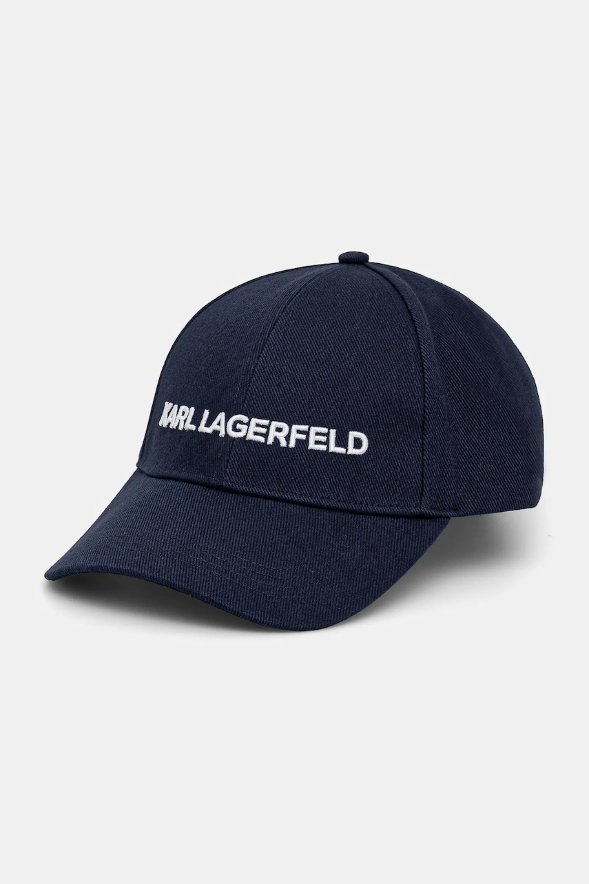 Karl Lagerfeld  Bavlněná baseballová čepice  K/ESSENTIAL