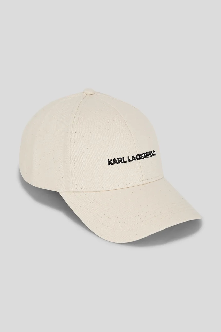 Karl Lagerfeld  Bavlněná baseballová čepice  K/ESSENTIAL