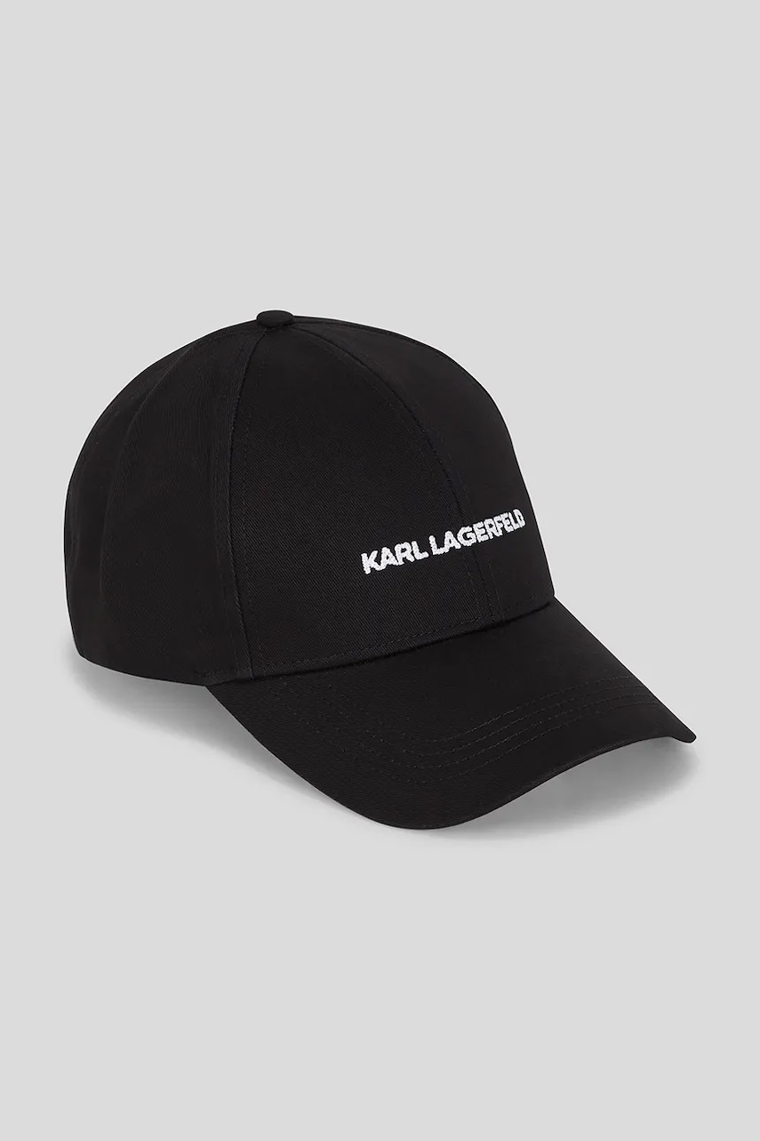 Karl Lagerfeld  Bavlněná baseballová čepice  K/ESSENTIAL