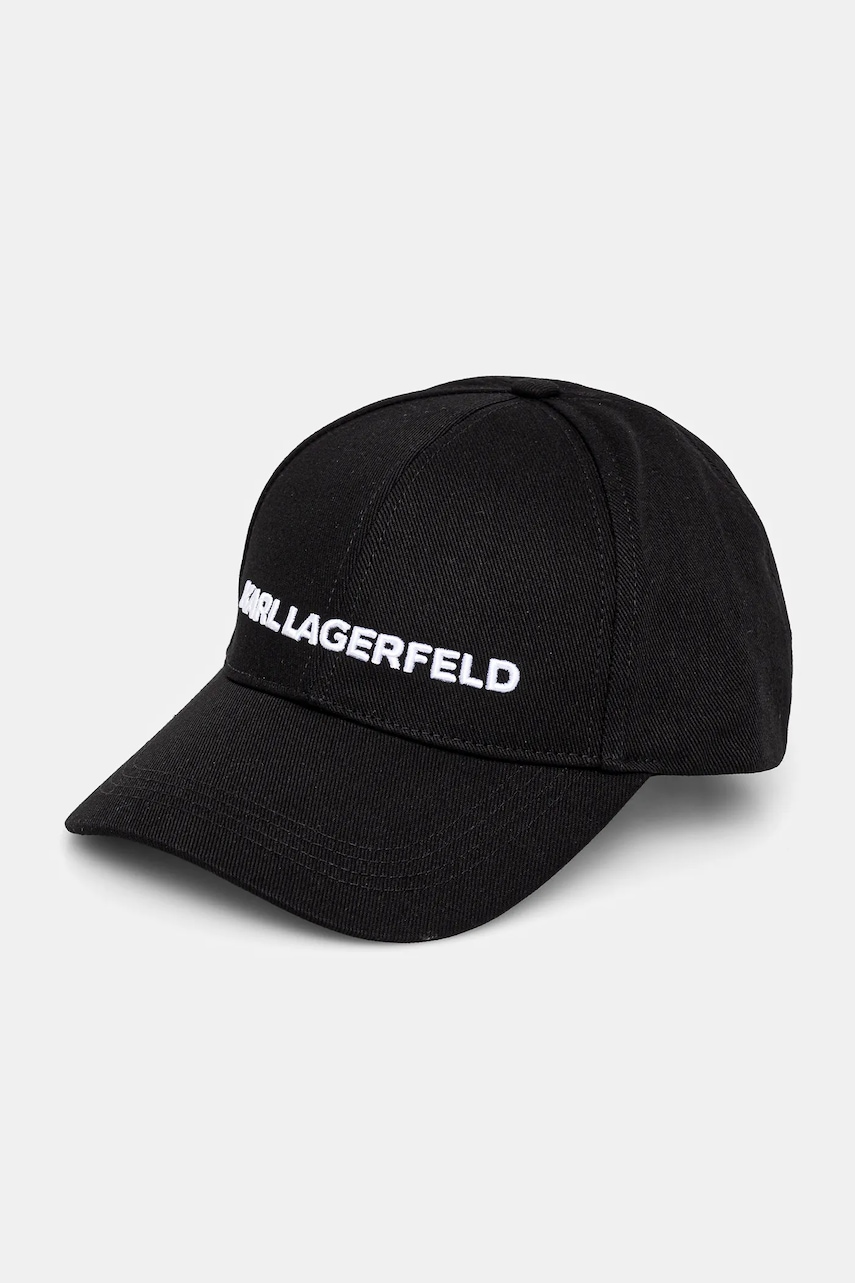 Karl Lagerfeld  Bavlněná baseballová čepice  K/ESSENTIAL