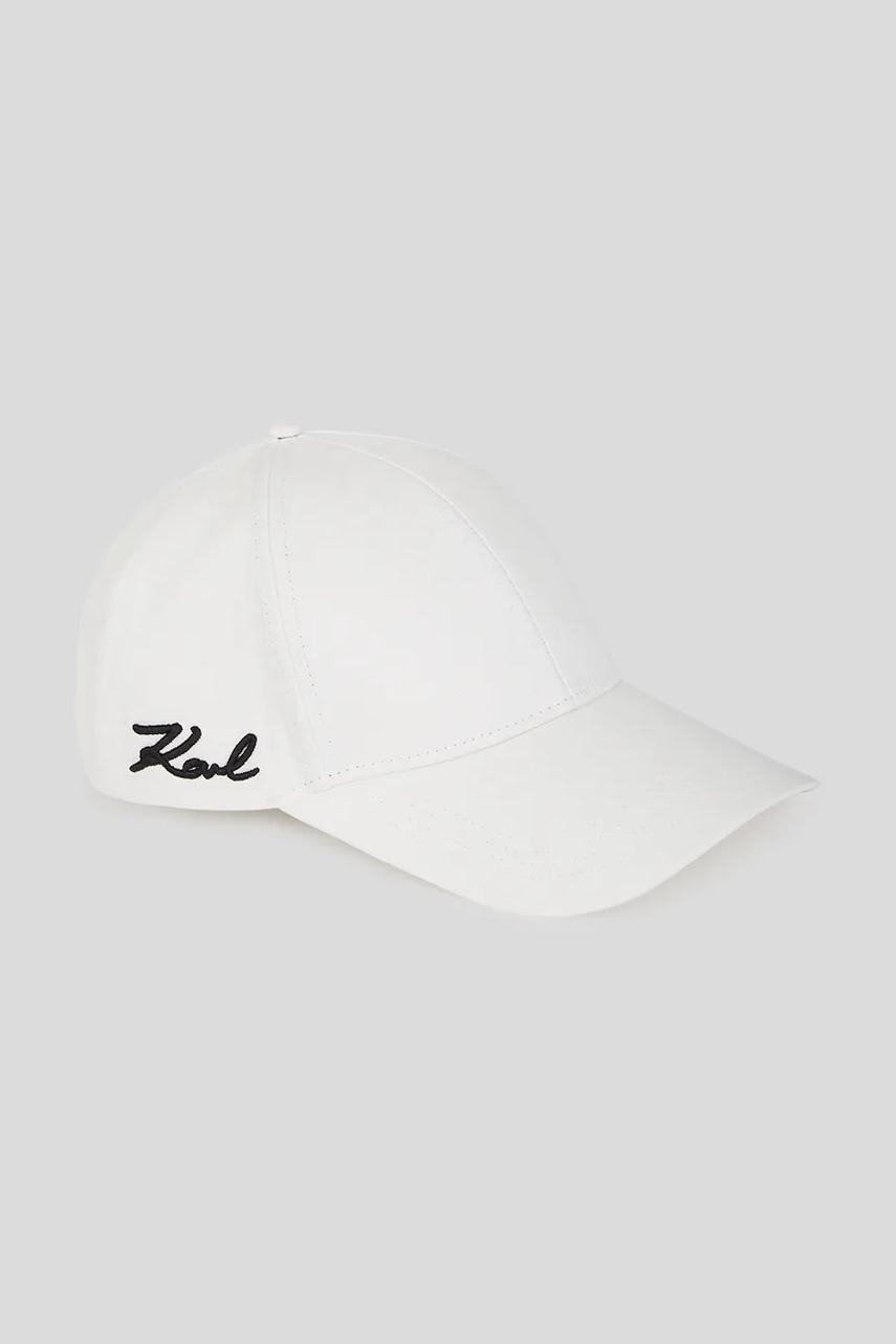 Karl Lagerfeld  Bavlněná baseballová čepice  K/SIGNATURE