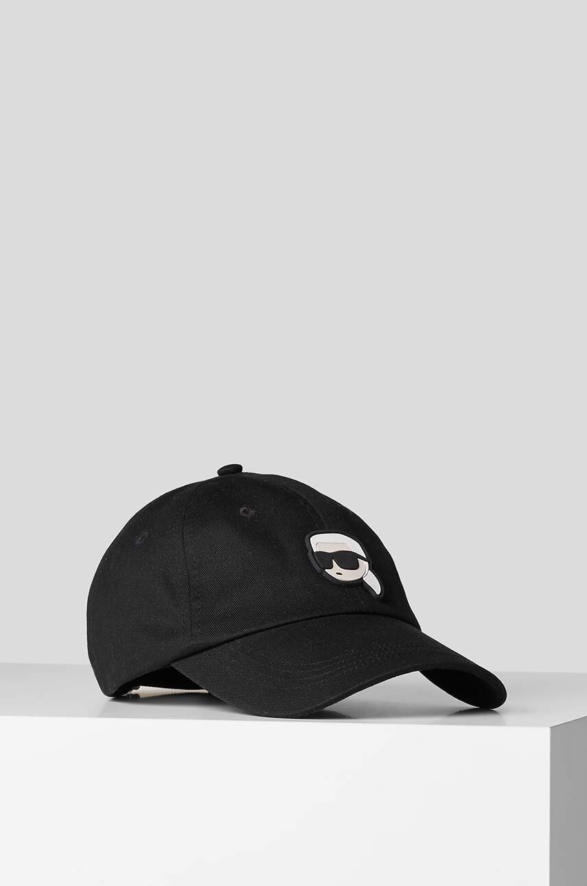 Karl Lagerfeld  Bavlněná baseballová čepice