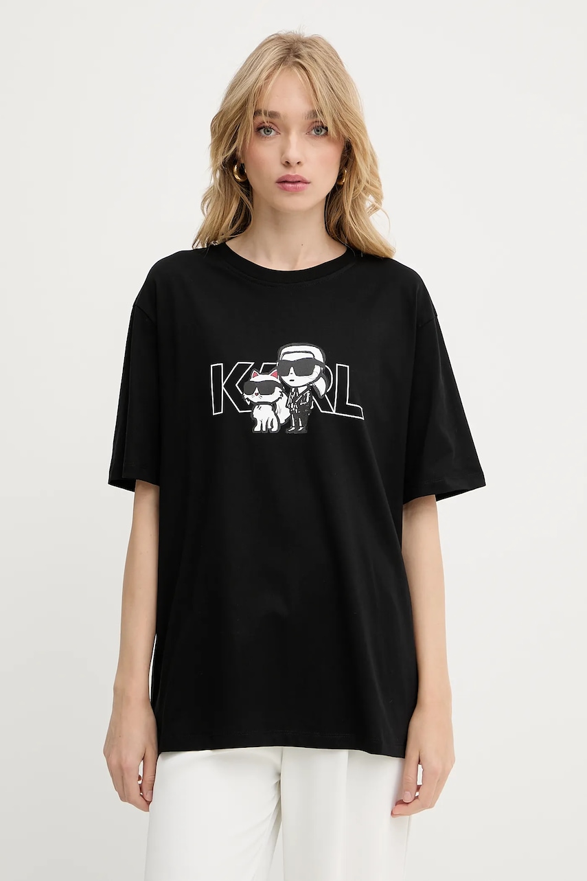 Karl Lagerfeld  Bavlněné tričko  IKON