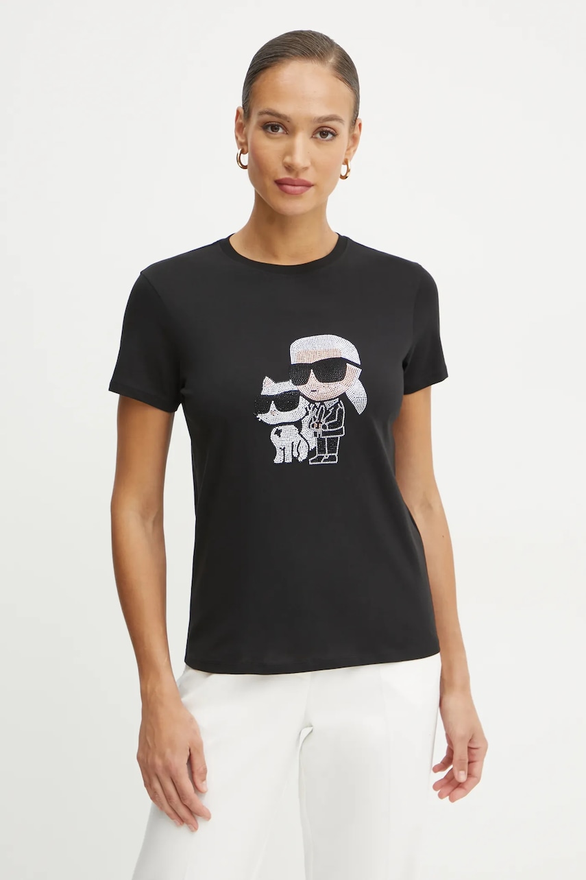Karl Lagerfeld  Bavlněné tričko  IKON RS