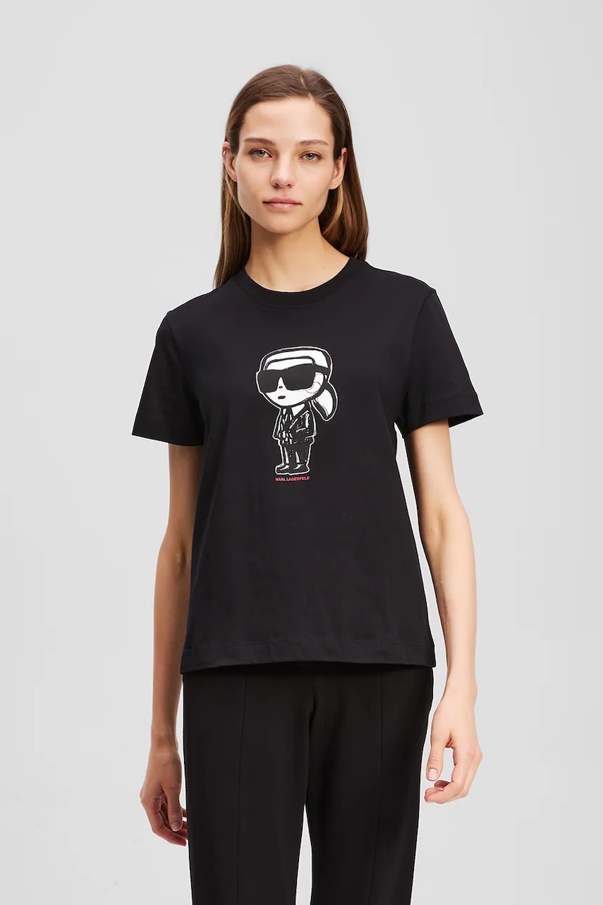 Karl Lagerfeld  Bavlněné tričko  IKON SKETCH