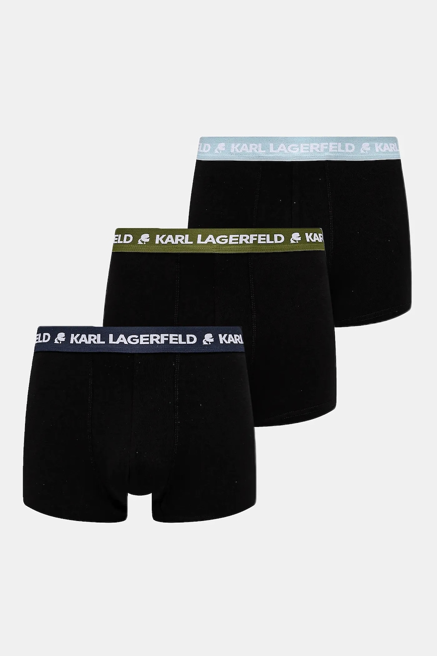 Karl Lagerfeld  boxerky pánské bavlněné s elastanem 3-pack