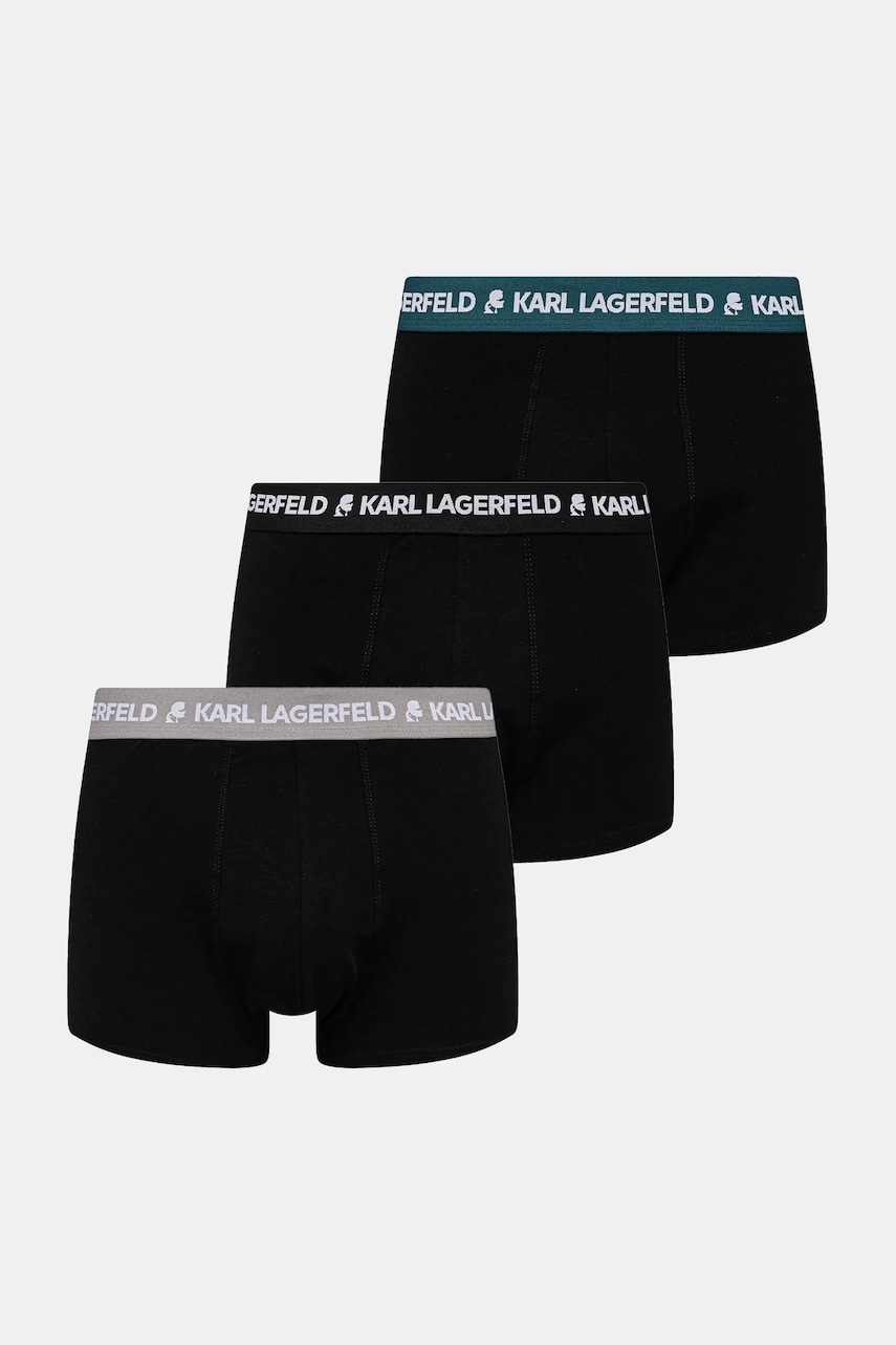 Karl Lagerfeld  boxerky pánské bavlněné s elastanem 3-pack