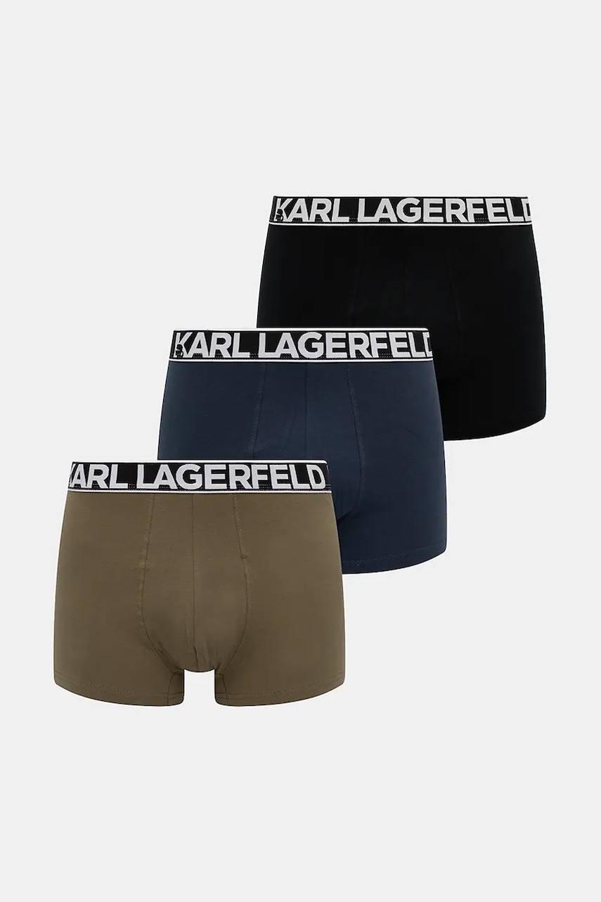 Karl Lagerfeld  boxerky pánské bavlněné s elastanem 3-pack