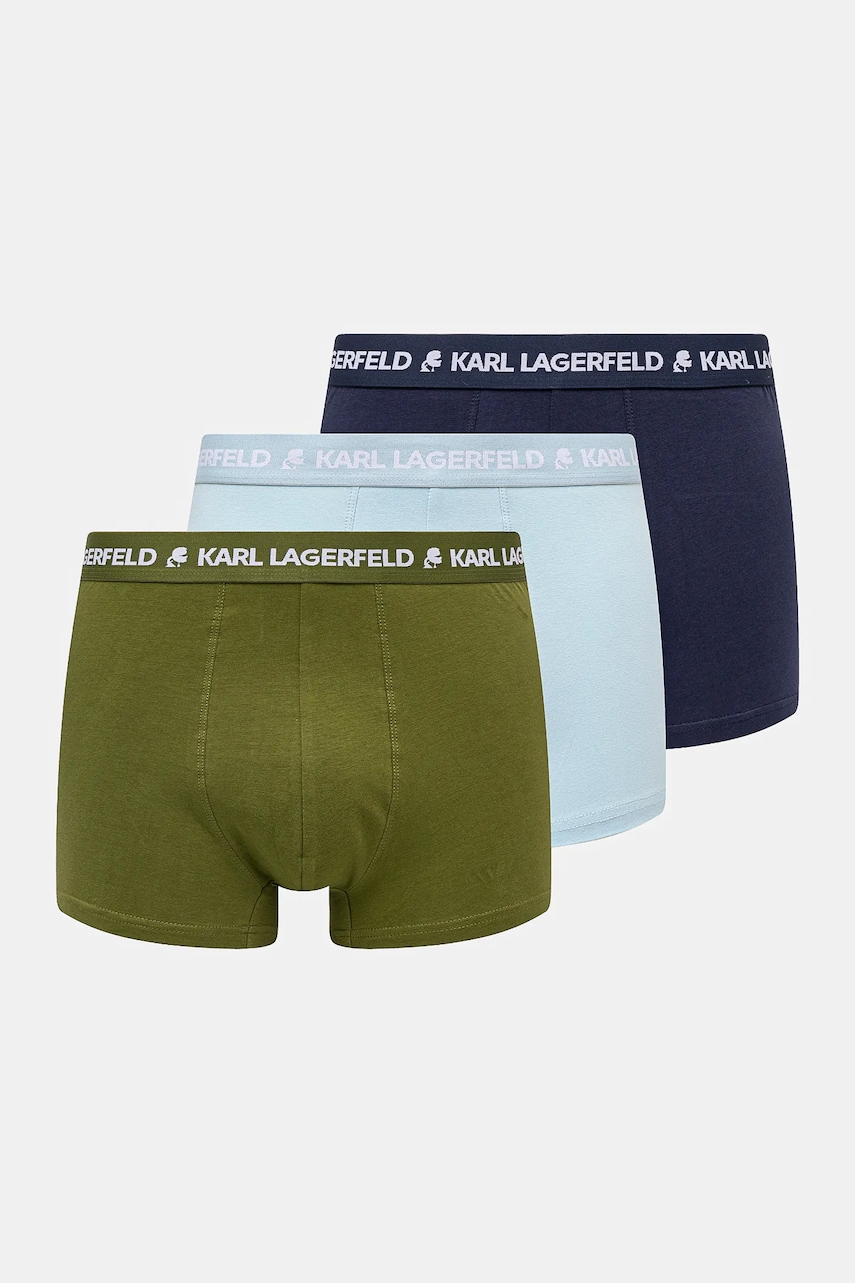 Karl Lagerfeld  boxerky pánské bavlněné s elastanem 3-pack