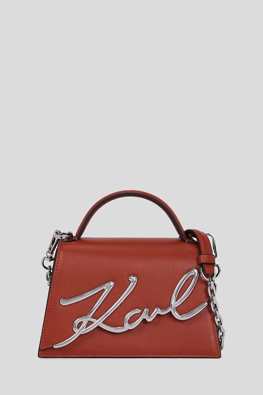 Karl Lagerfeld  crossbody kabelka dámská kožená K/SIGNATURE