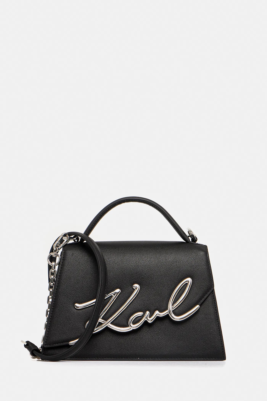 Karl Lagerfeld  crossbody kabelka dámská kožená K/SIGNATURE