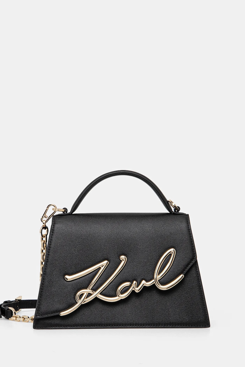 Karl Lagerfeld  crossbody kabelka dámská kožená K/SIGNATURE