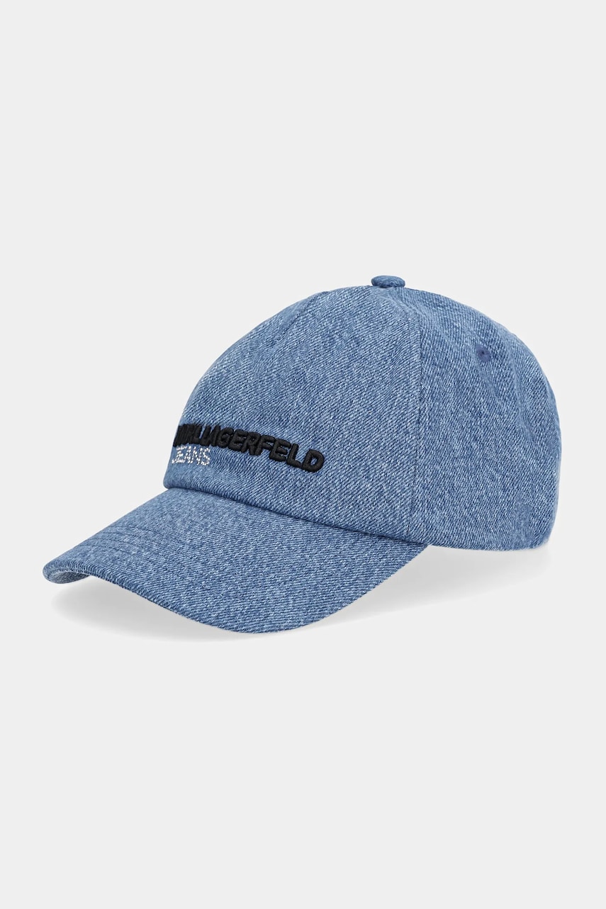 Karl Lagerfeld Jeans  Bavlněná baseballová čepice