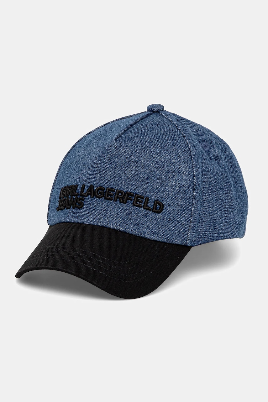 Karl Lagerfeld Jeans  Bavlněná baseballová čepice