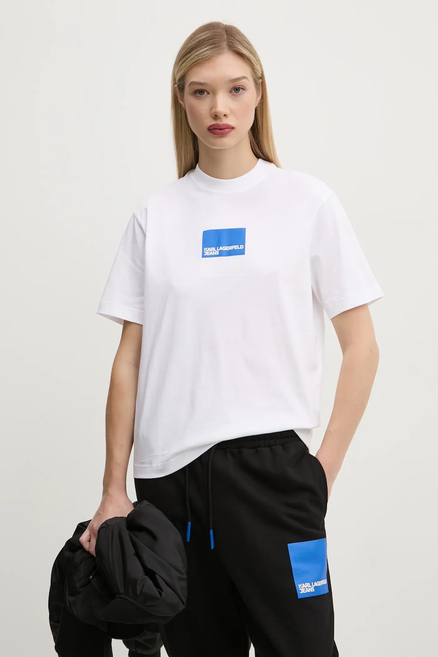 Karl Lagerfeld Jeans  Bavlněné tričko