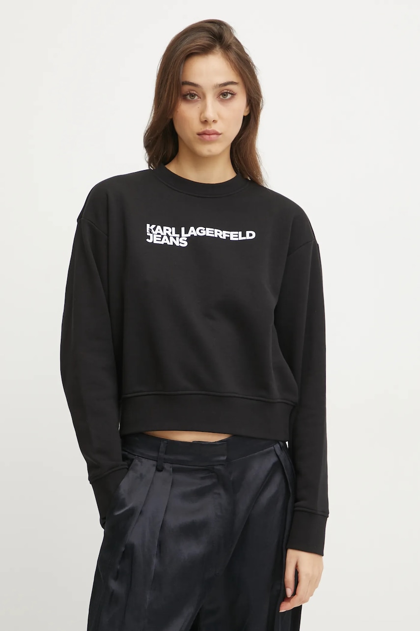 Karl Lagerfeld Jeans  mikina dámská s bavlnou