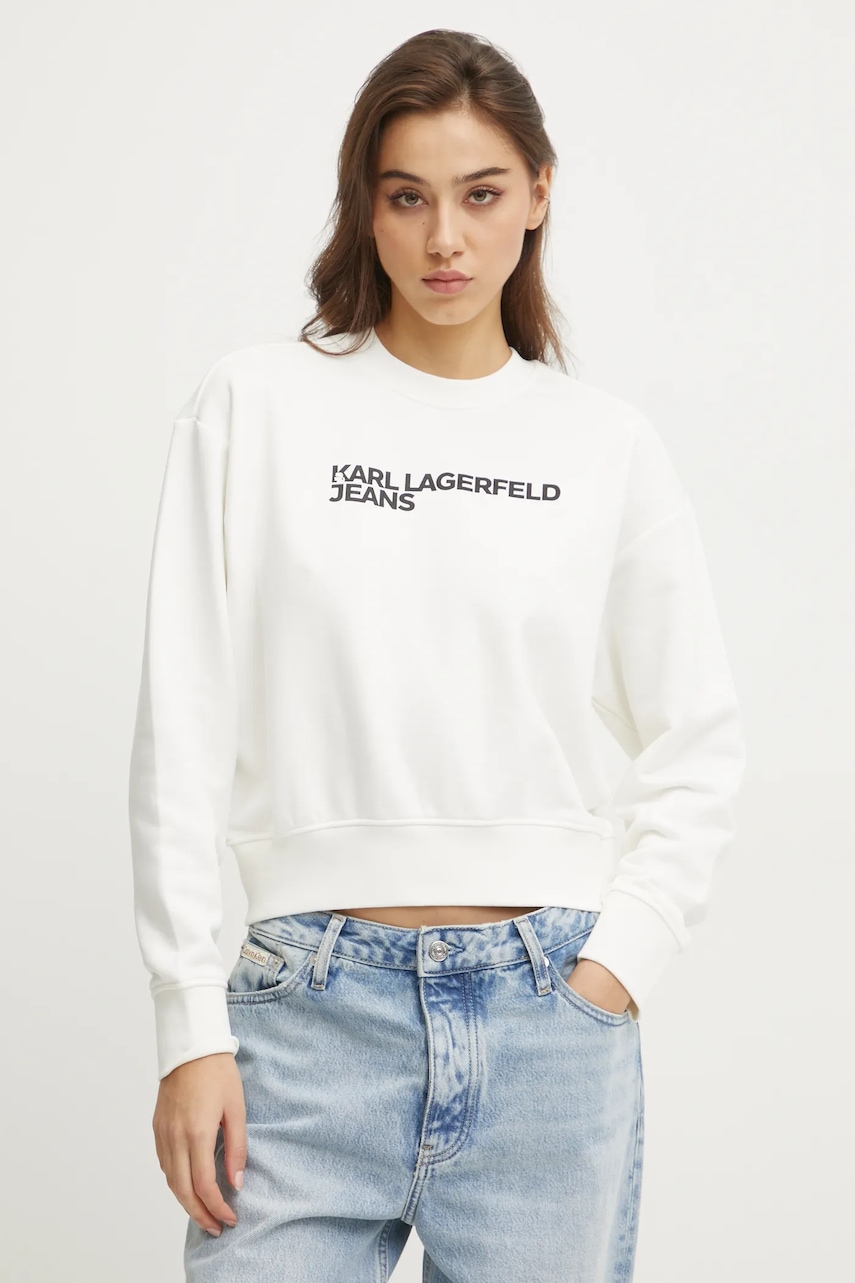 Karl Lagerfeld Jeans  mikina dámská s bavlnou