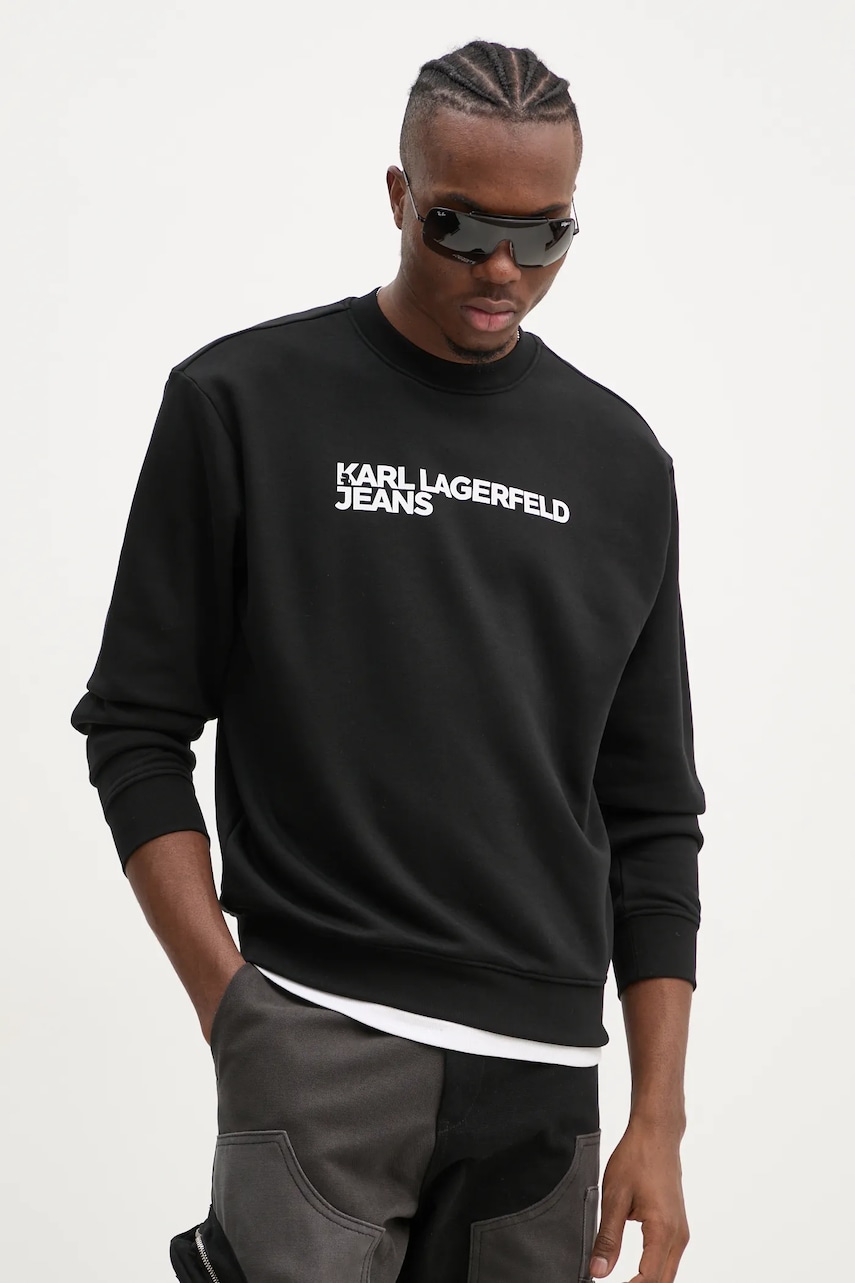 Karl Lagerfeld Jeans  mikina pánská s bavlnou