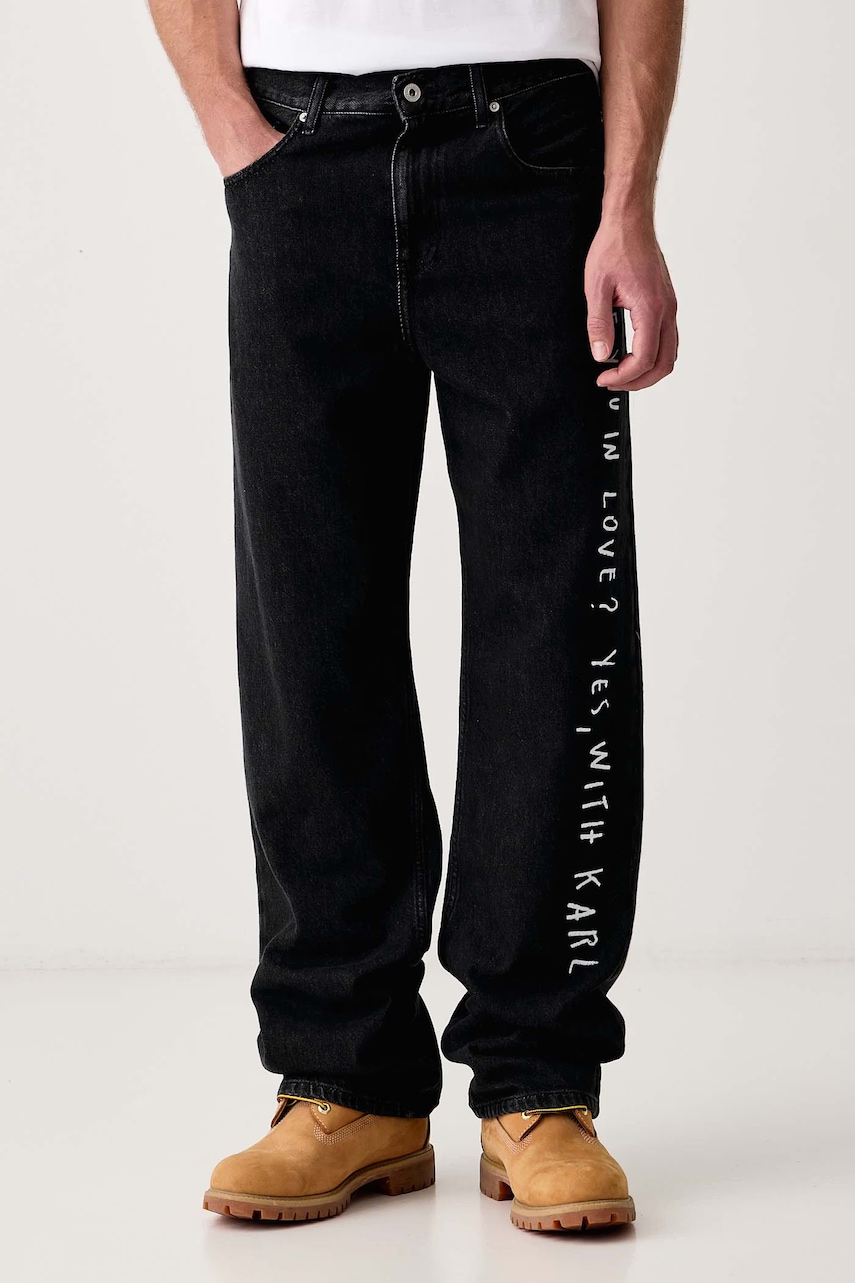 Karl Lagerfeld Jeans  relaxed fit džíny pánské x Pietro Terzini