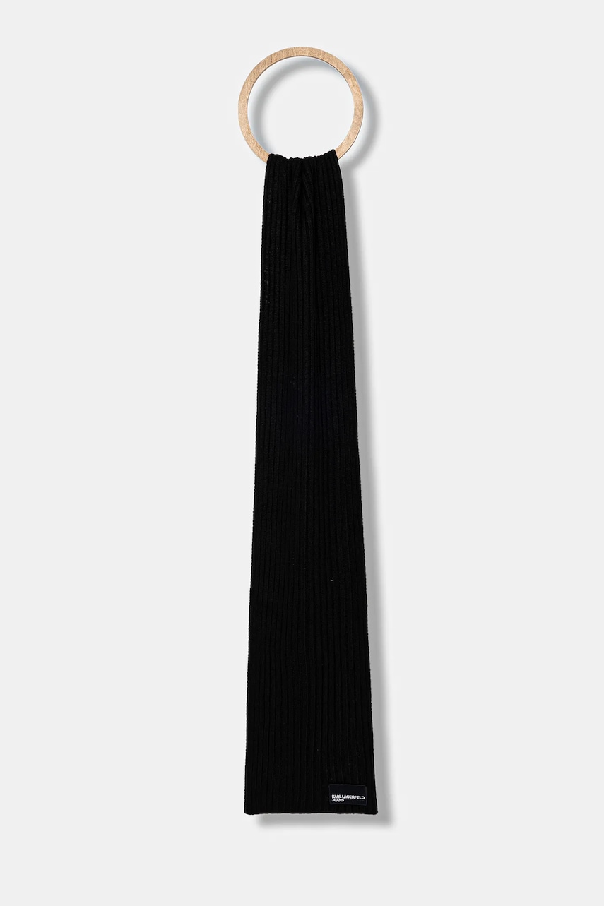Karl Lagerfeld Jeans  Šátek z vlněné směsi