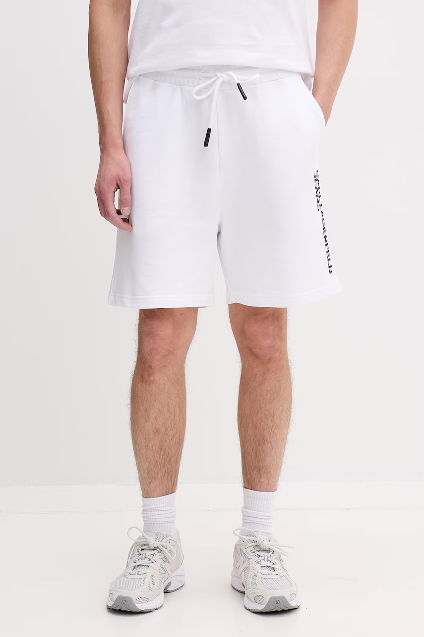 Karl Lagerfeld Jeans teplákové šortky pánské bavlněné