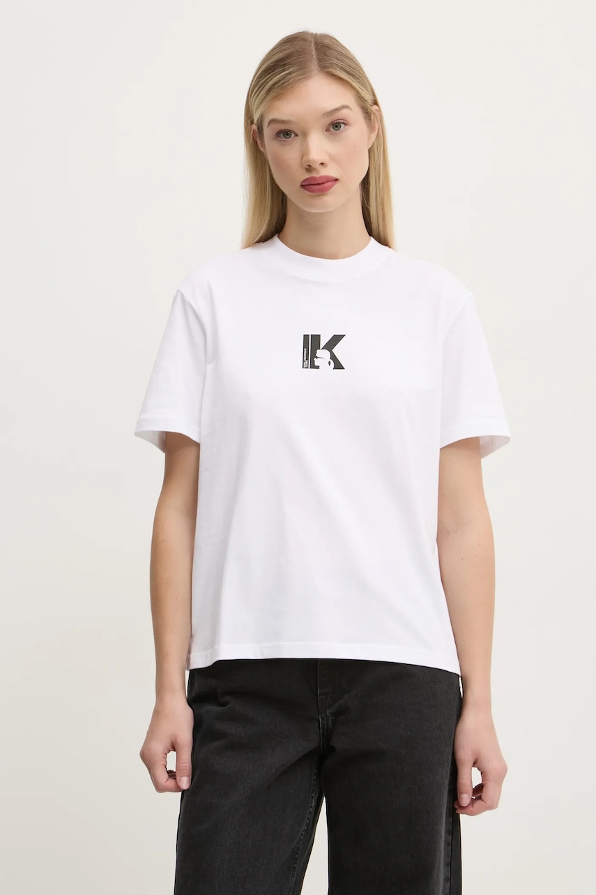 Karl Lagerfeld Jeans  tričko dámské bavlněné