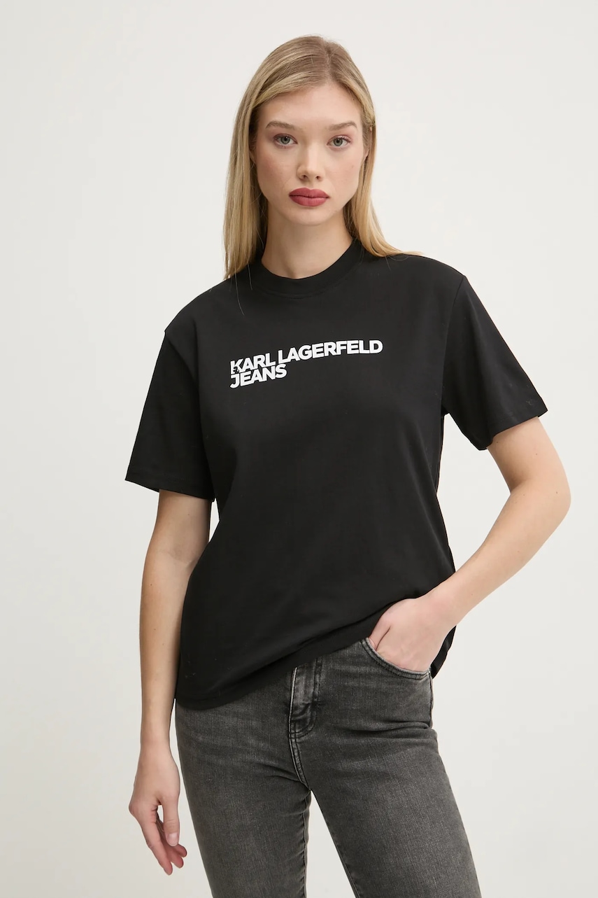 Karl Lagerfeld Jeans  tričko dámské bavlněné