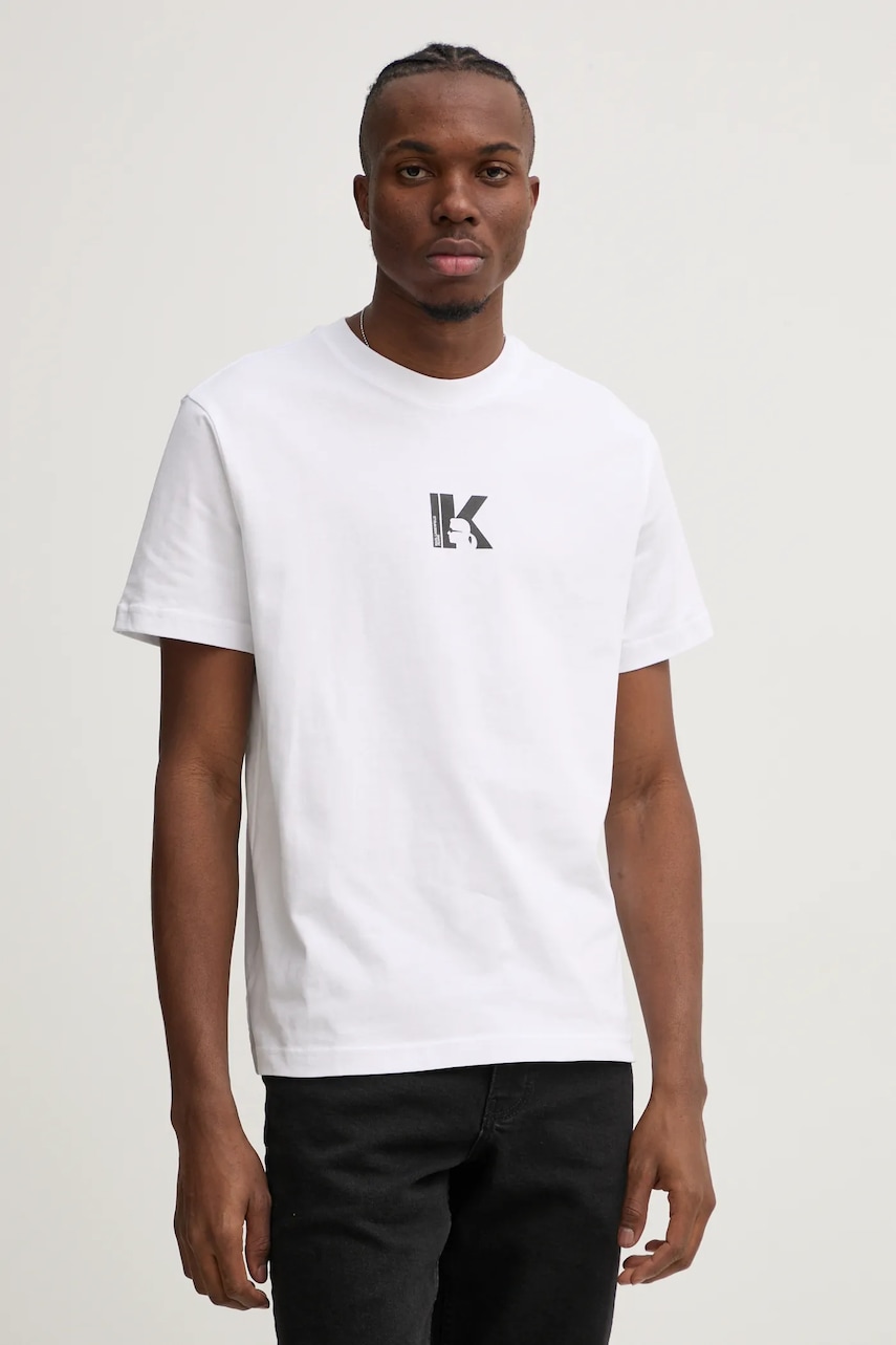 Karl Lagerfeld Jeans  tričko pánské bavlněné