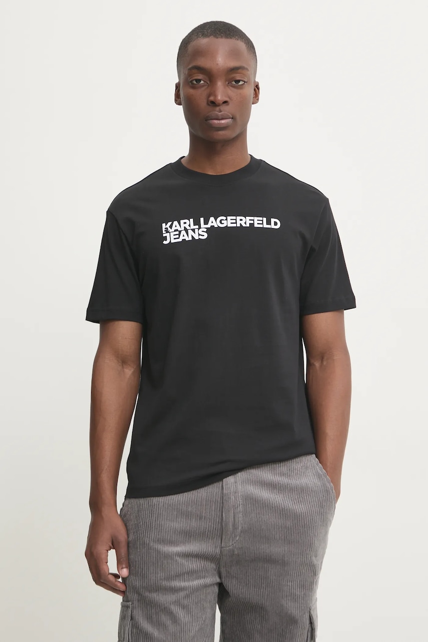 Karl Lagerfeld Jeans  tričko pánské bavlněné