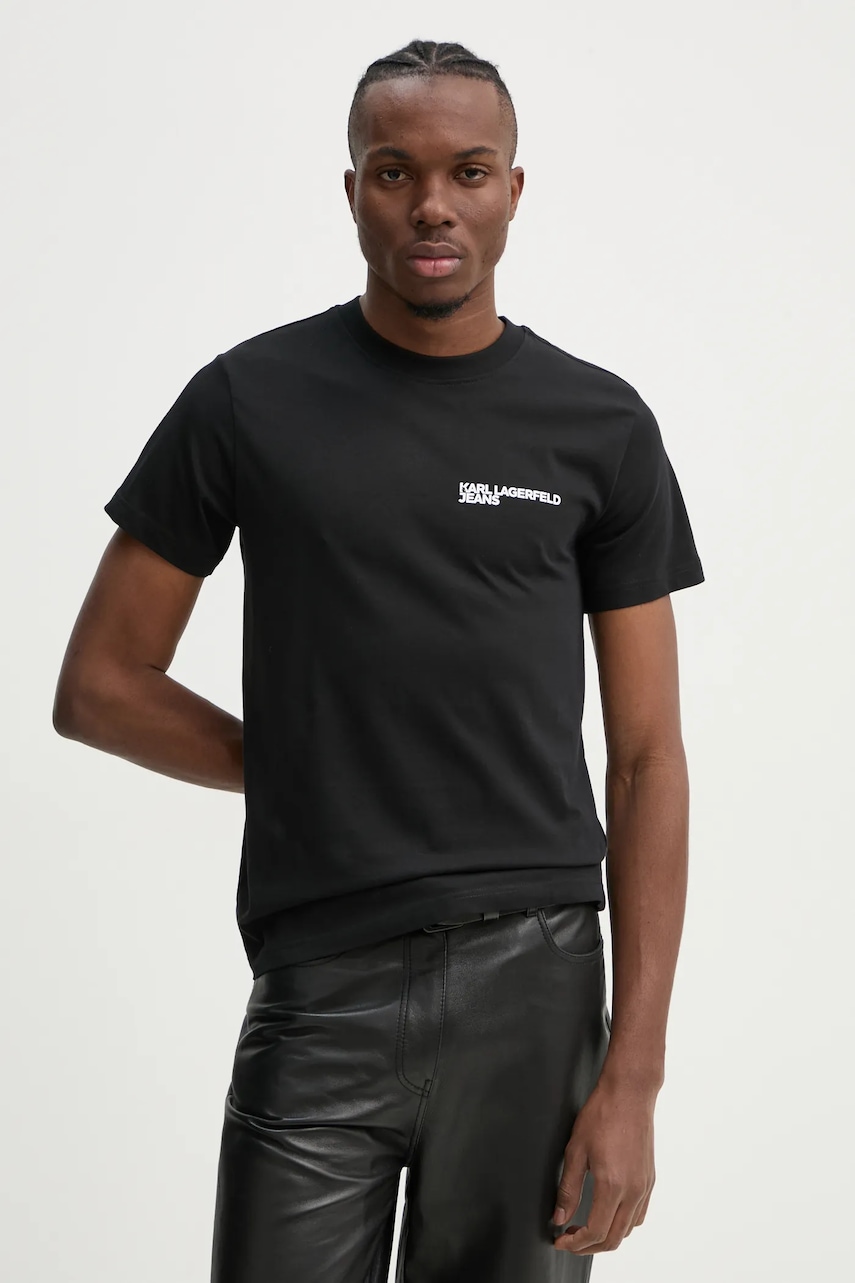 Karl Lagerfeld Jeans  tričko pánské bavlněné