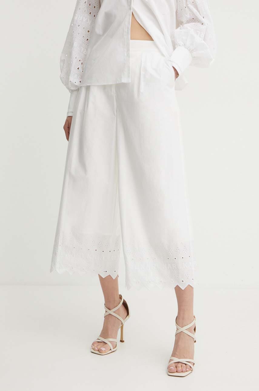 Karl Lagerfeld  kalhoty culottes dámské bavlněné