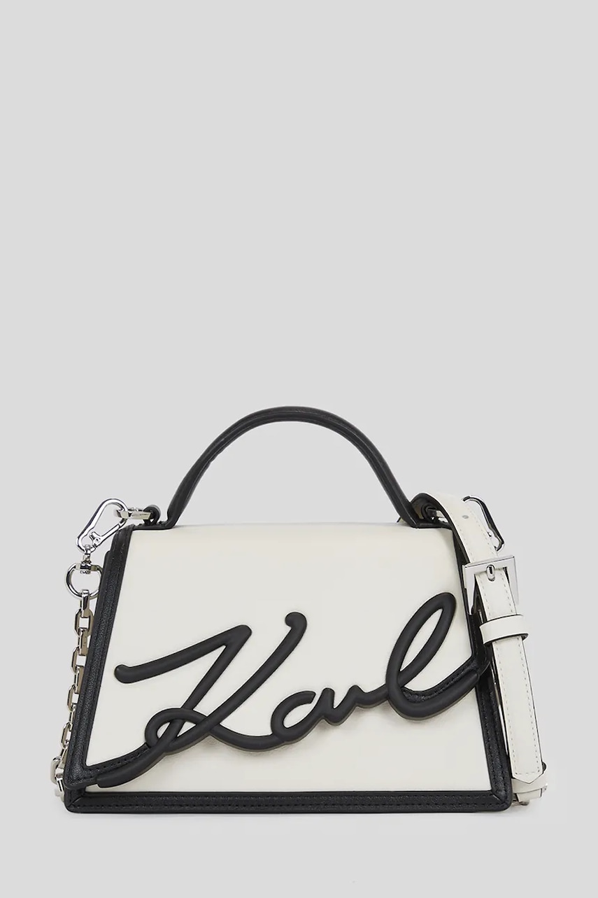 Karl Lagerfeld  Kožená kabelka  K/SIGNATURE